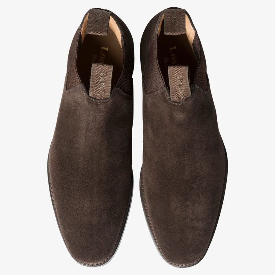 Chatsworth Chelsea boot - dark brown suede