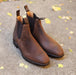 Loake Chatsworth Chelsea boot - brown waxed suede