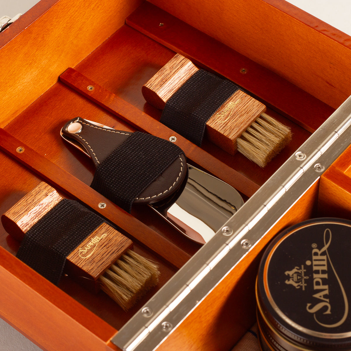 Saphir Médaille d'Or Groom box - Rosewood finish — The Shoe Care Shop