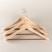 The Shoe Care Shop Suit and jacket hanger - walnut with trouser bar