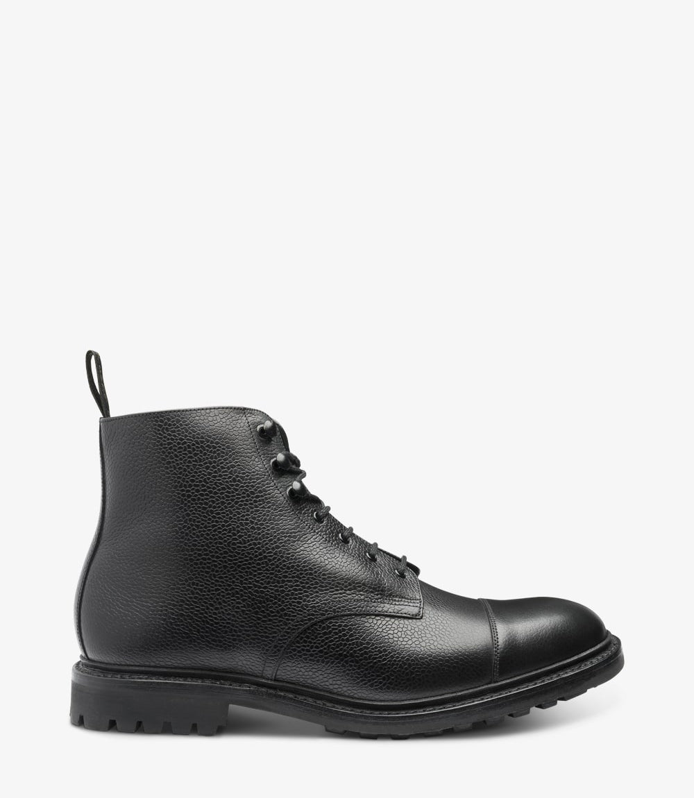 Loake Sedbergh Derby boot - black Grain