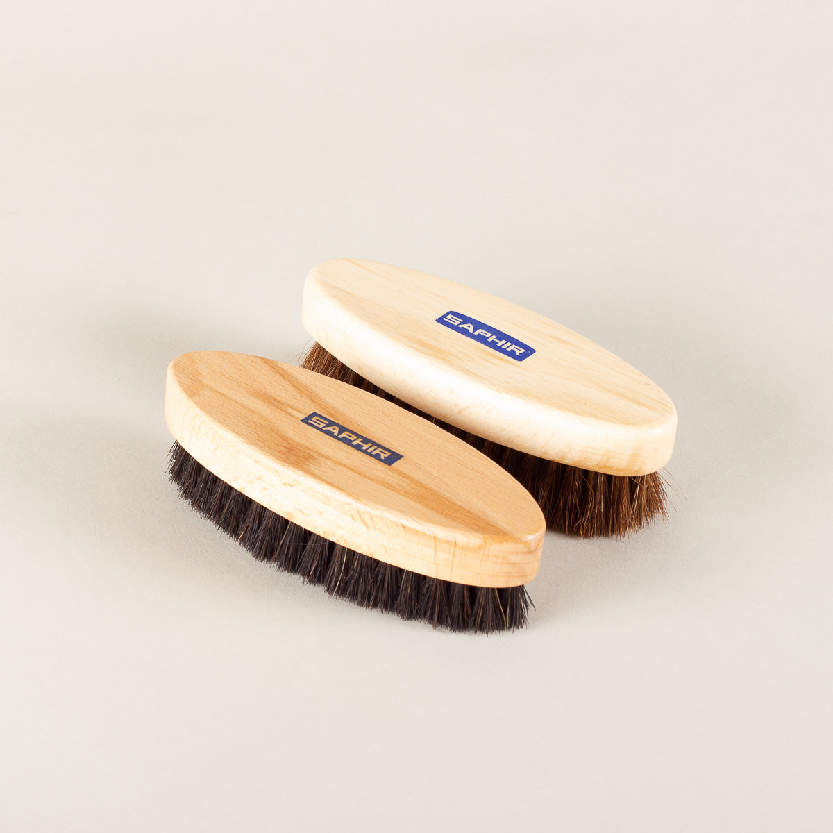 Small Horsehair Shoe Brush - 100% natural horse hair brush for shoes